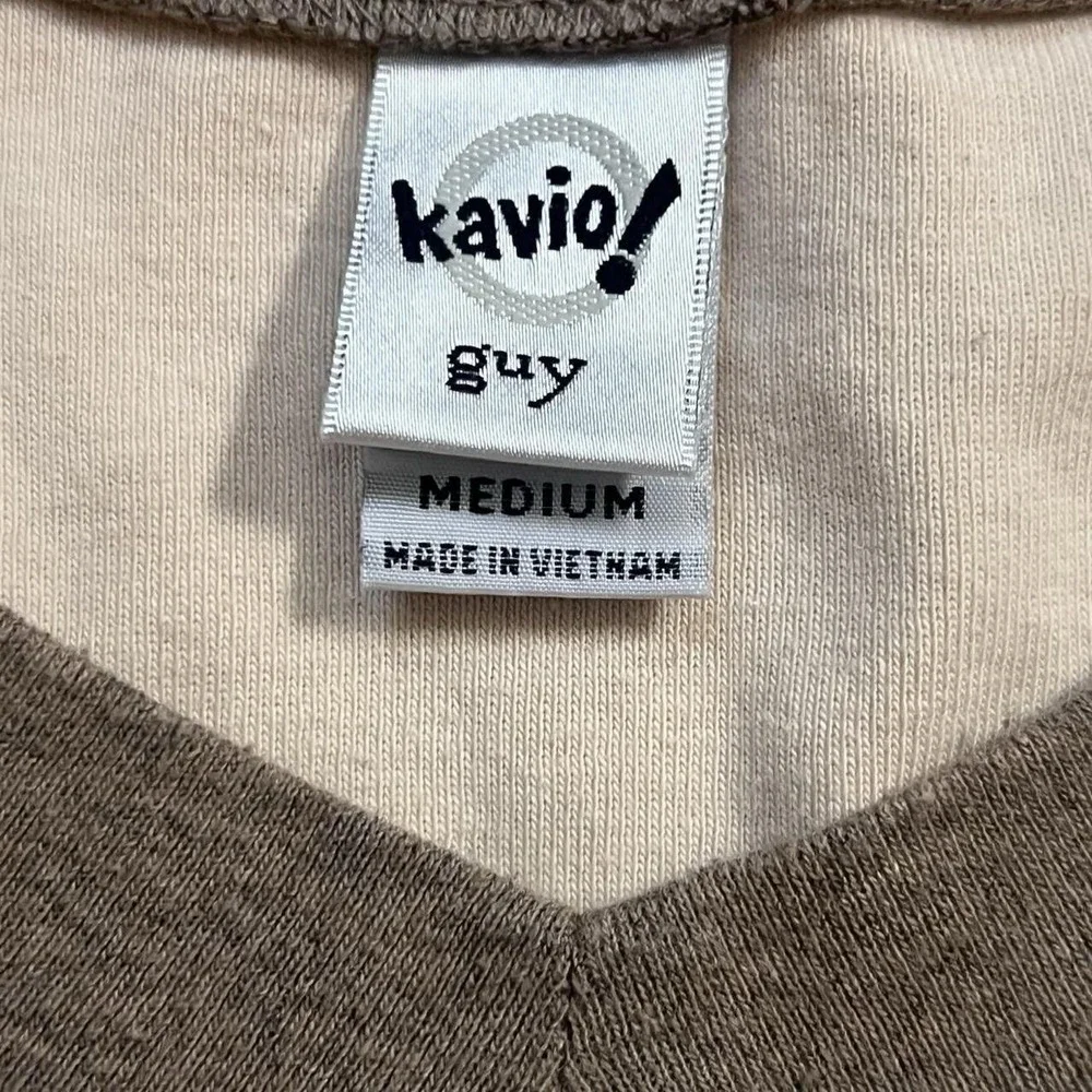 Kavio Guy A Revolution In Kindness Long Sleeve V-Neck Size Medium Skate Surf